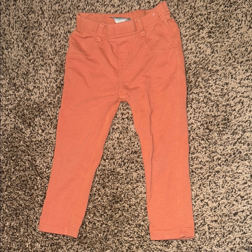 Garanimals Orange Casual Pants Straight Leg Cotton